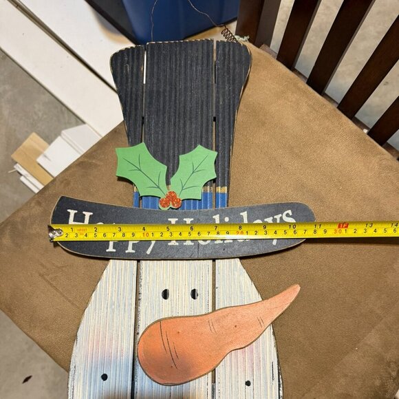 Snowman Hanging Christmas/Holiday Decor - Picture 3 of 3